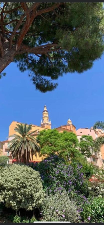 Menton Centre Vue Imprenable Sur Mer Et Jardin Bioves Exteriör bild