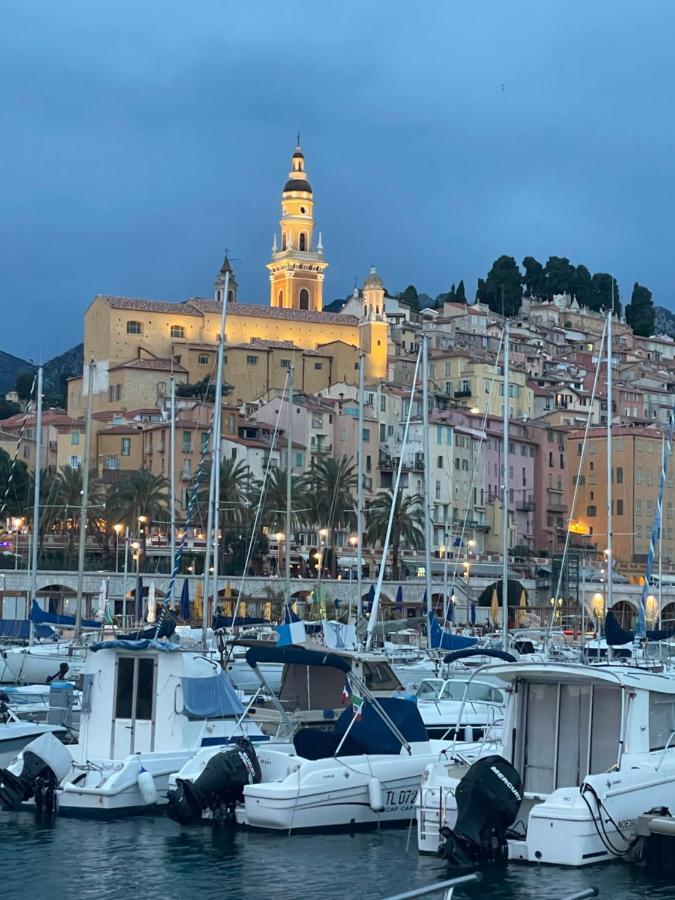 Menton Centre Vue Imprenable Sur Mer Et Jardin Bioves Exteriör bild