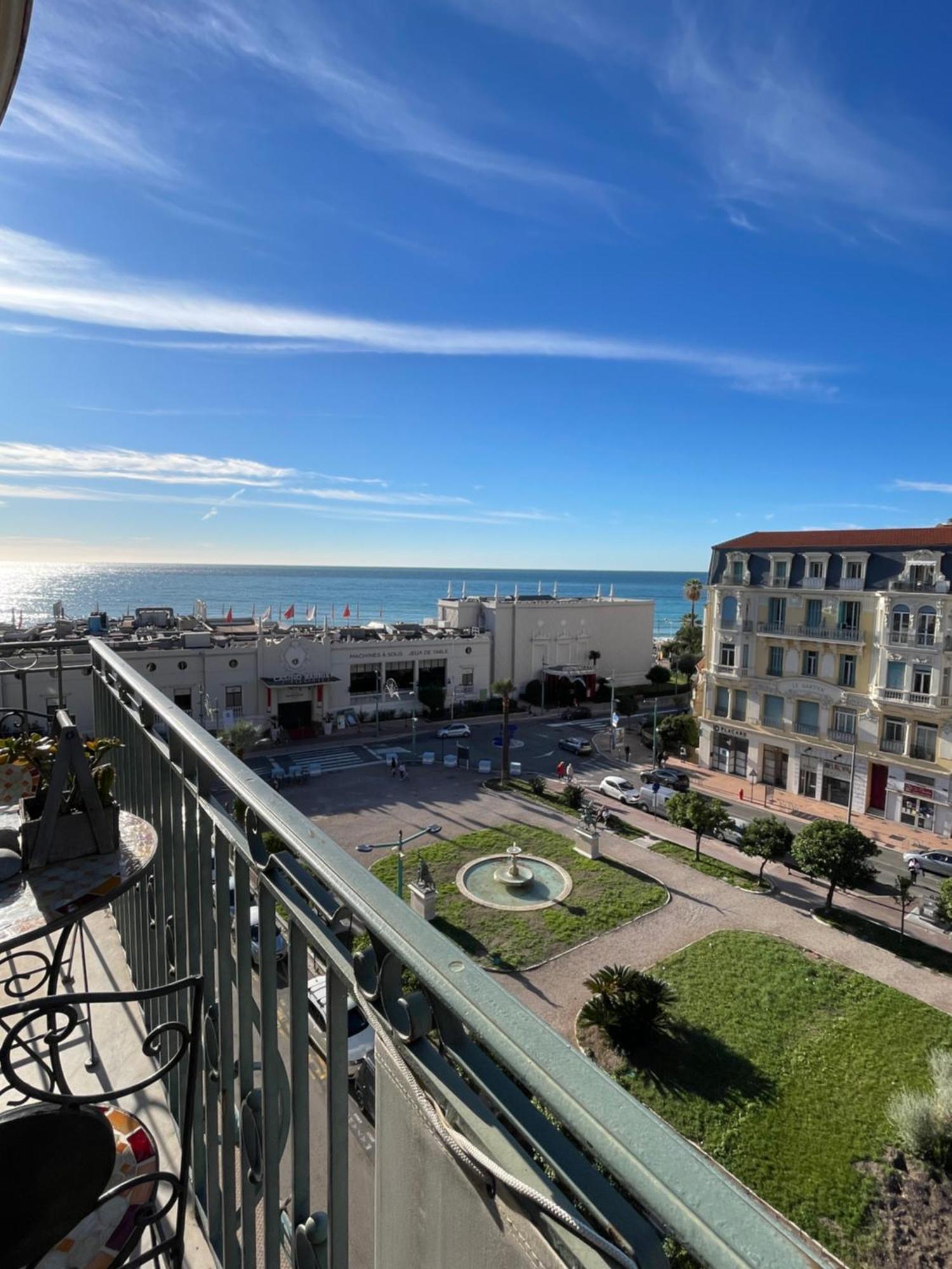 Menton Centre Vue Imprenable Sur Mer Et Jardin Bioves Exteriör bild
