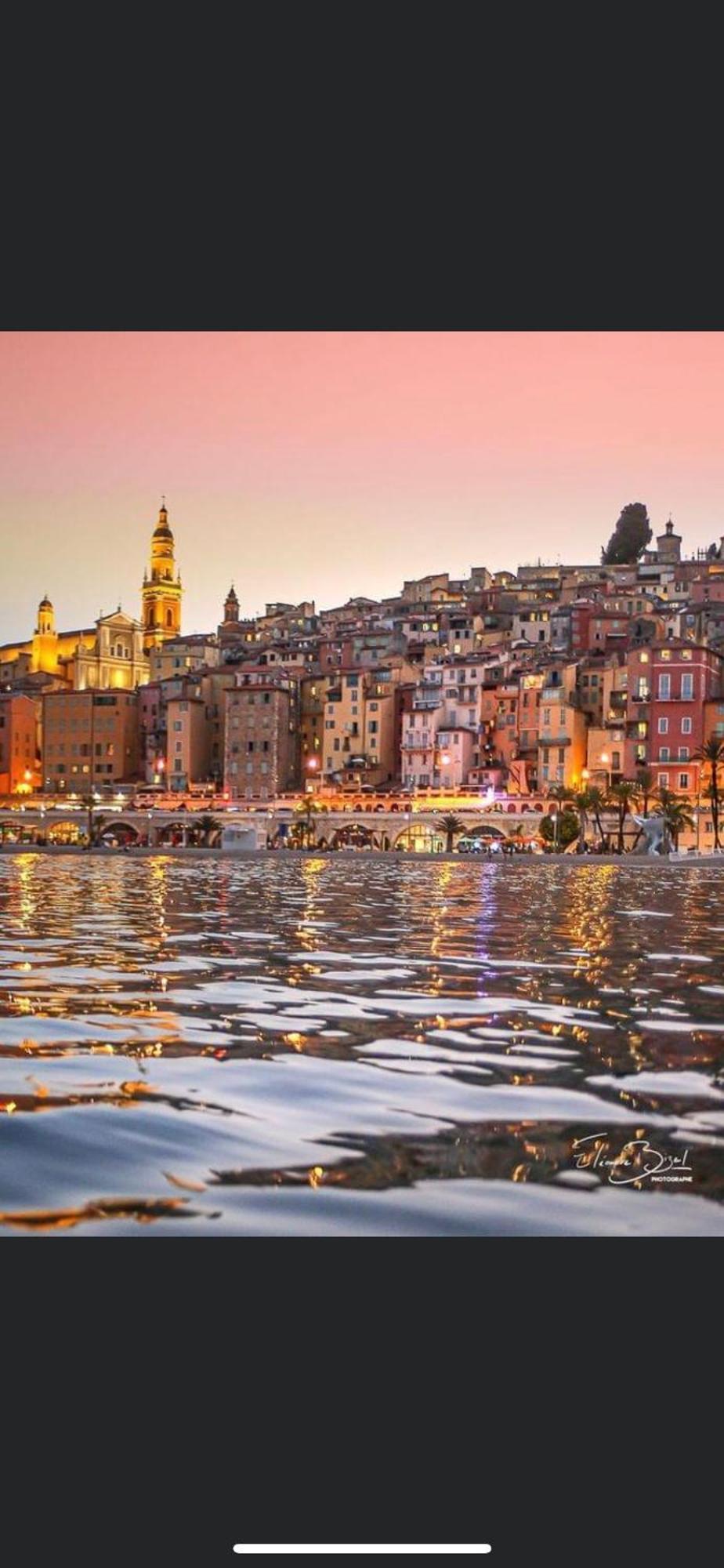 Menton Centre Vue Imprenable Sur Mer Et Jardin Bioves Exteriör bild